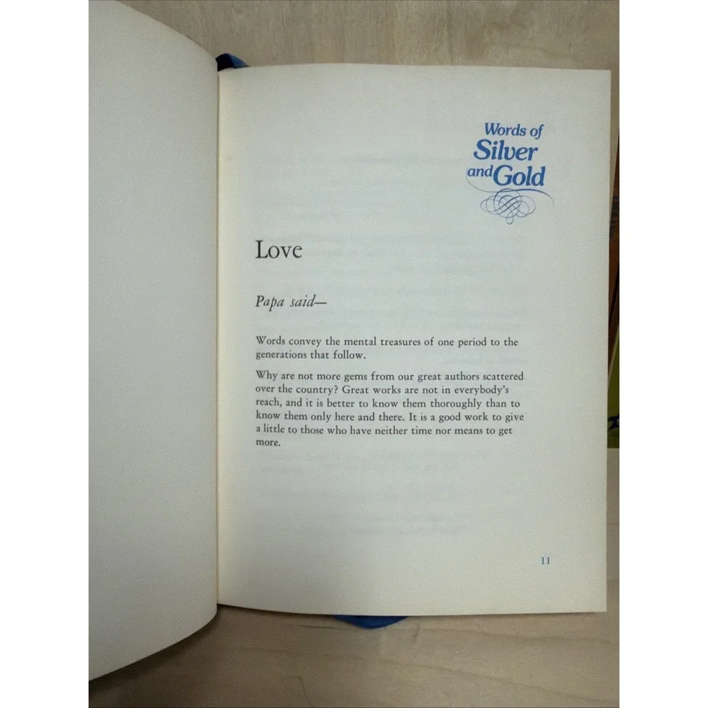 1977‎ Words of Silver And Gold by Jo Petty Hard Cover  fleming h revell company